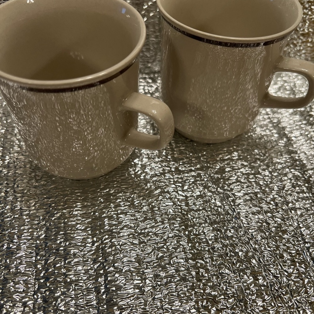 Elegant Cream Mugs